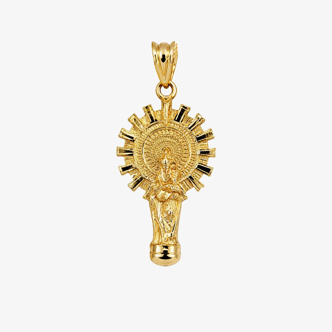 Medalla virgen del pilar silueta