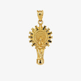 Medalla virgen del pilar silueta