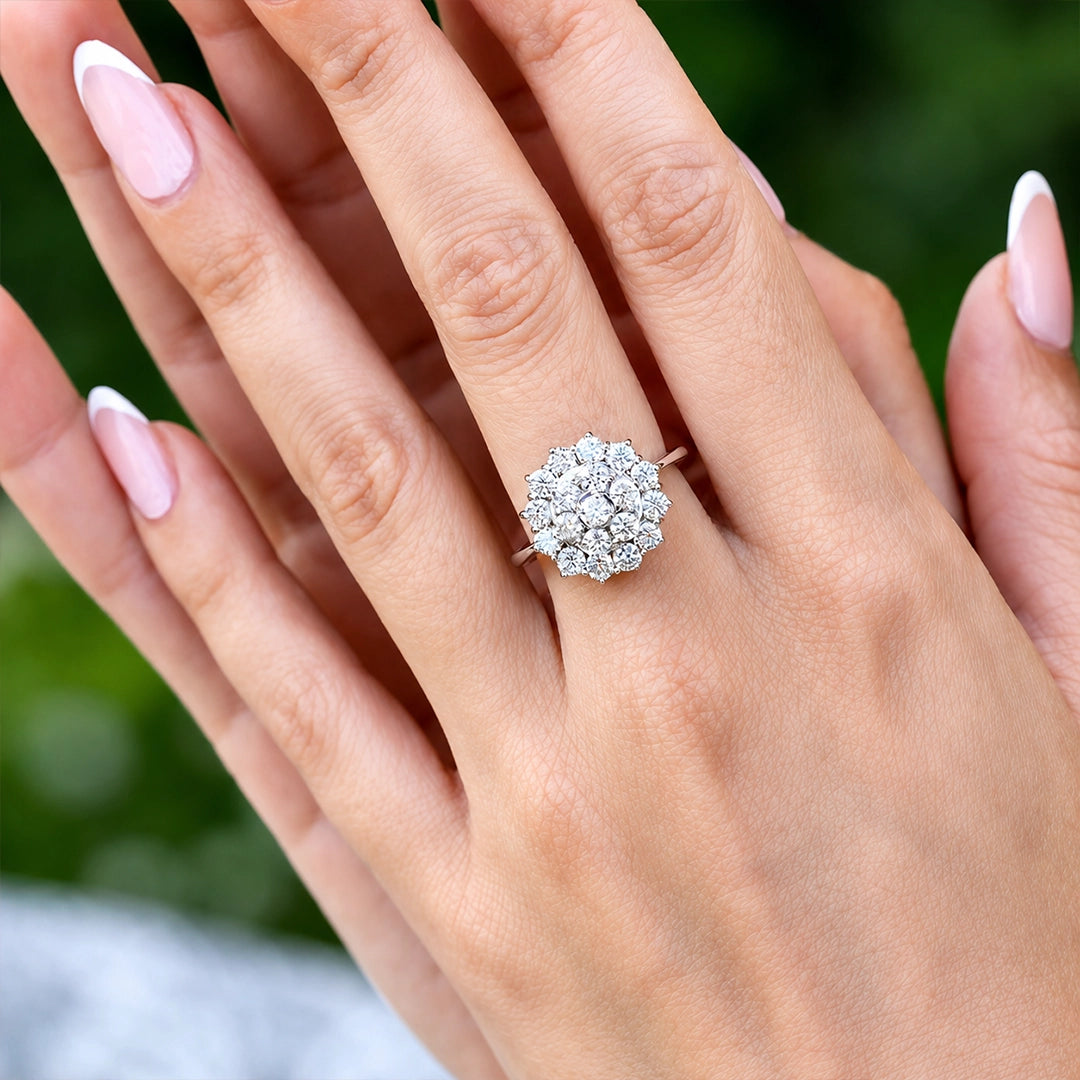 Anillo FLOR TRIPLE