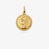 Medalla Virgen relieve