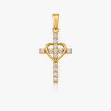 Colgante Cruz Corazon