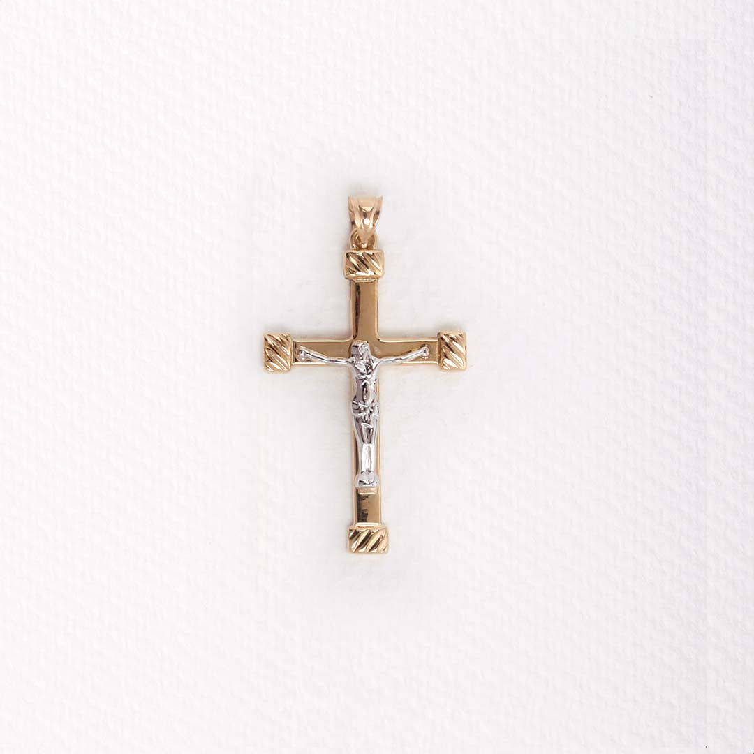 Bicolor Cross Christ Gallones