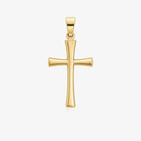 Smooth Cross Gold Finish