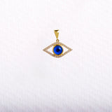 Turkish eye pendant with zircons