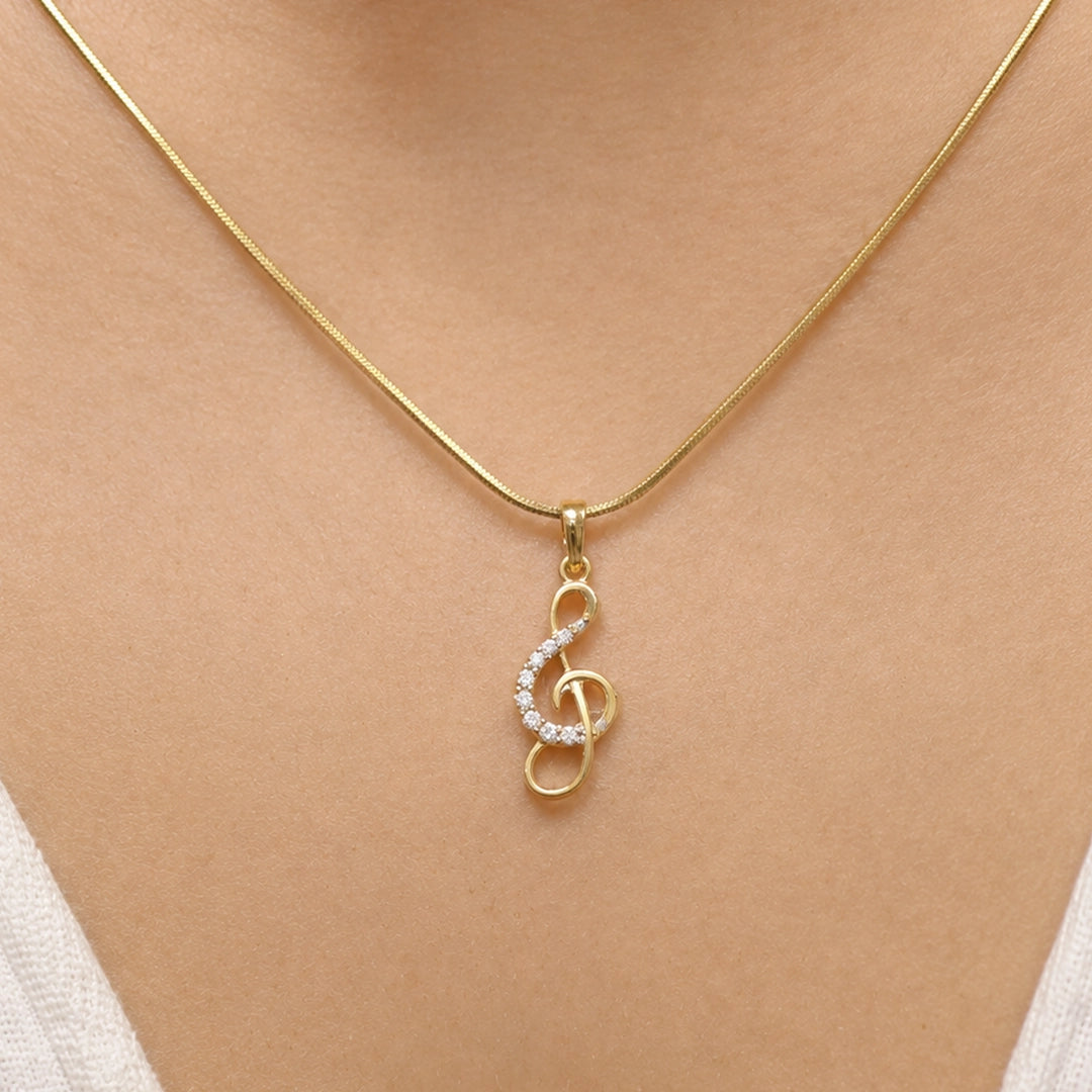 Treble Clef Pendant