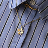 Colgante Flor Corazones