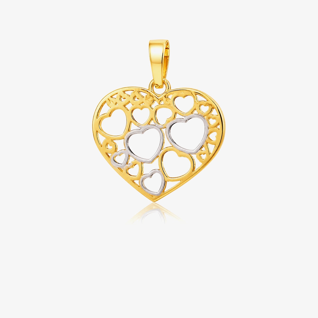 Openwork Hearts Pendant