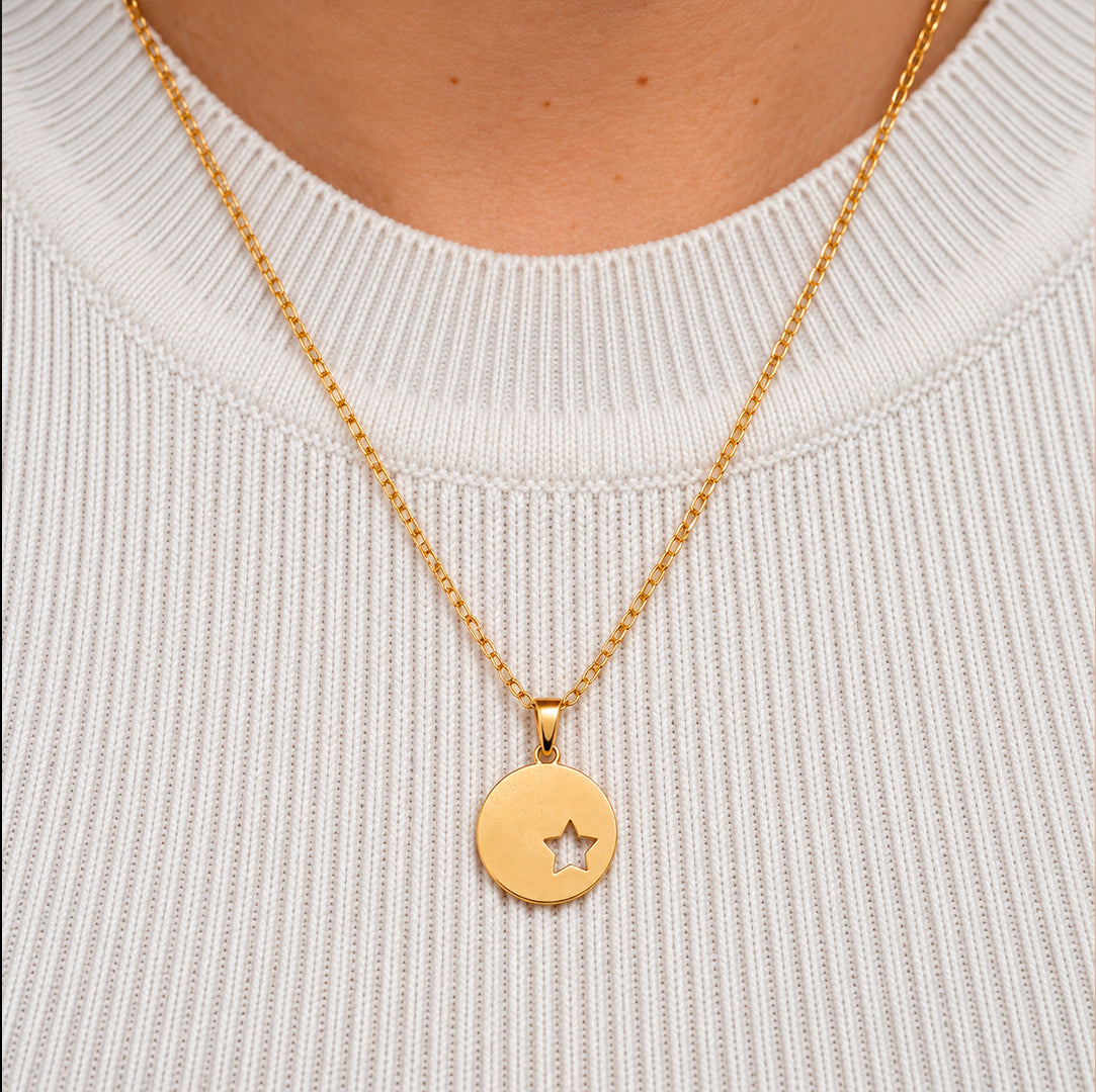 Cutout Star Pendant