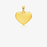 Flat Heart Pendant