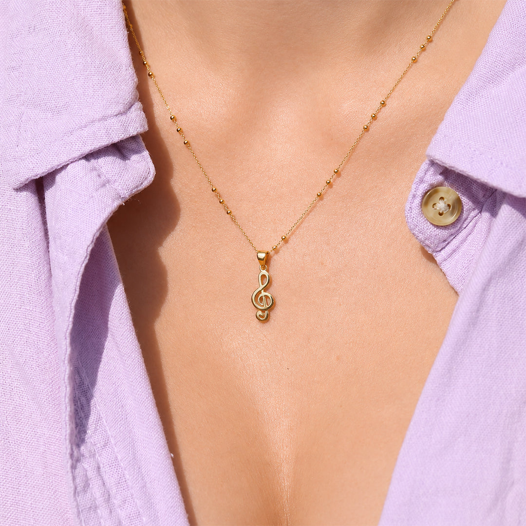 Treble Clef Pendant