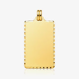 Chapa Rectangular Tallada