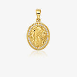 Medalla virgen niña