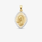 Medalla virgen niña