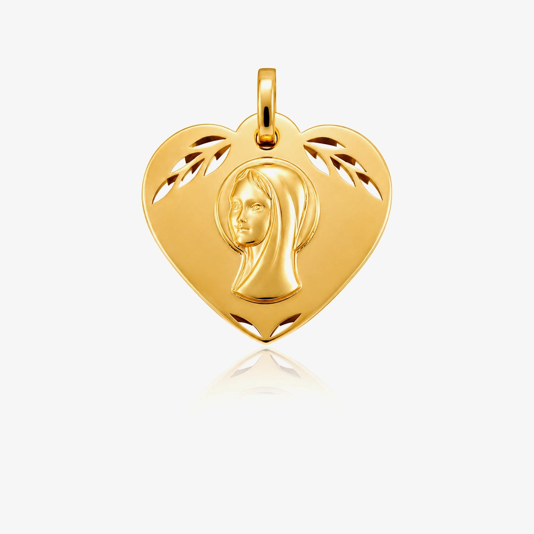Colgante Corazón Virgen