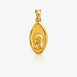 Medalla virgen niña
