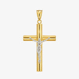 Cruz Cristo Rey Bicolor