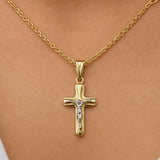 Cruz Bicolor Relieve