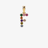 Colgante inicial multicolor