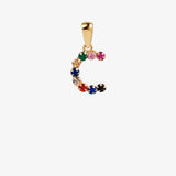 Colgante inicial multicolor