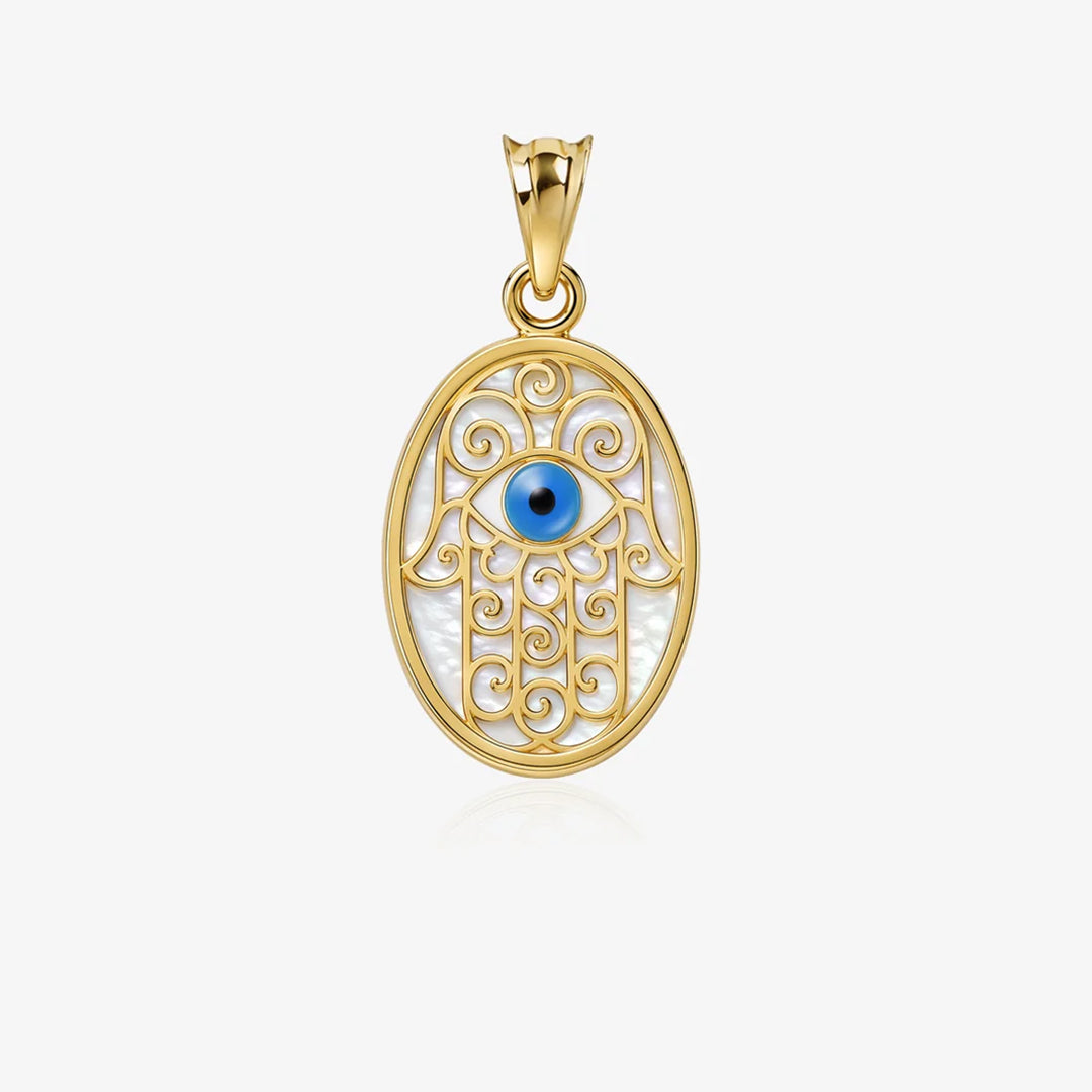 Hand of Fatima mother-of-pearl pendant
