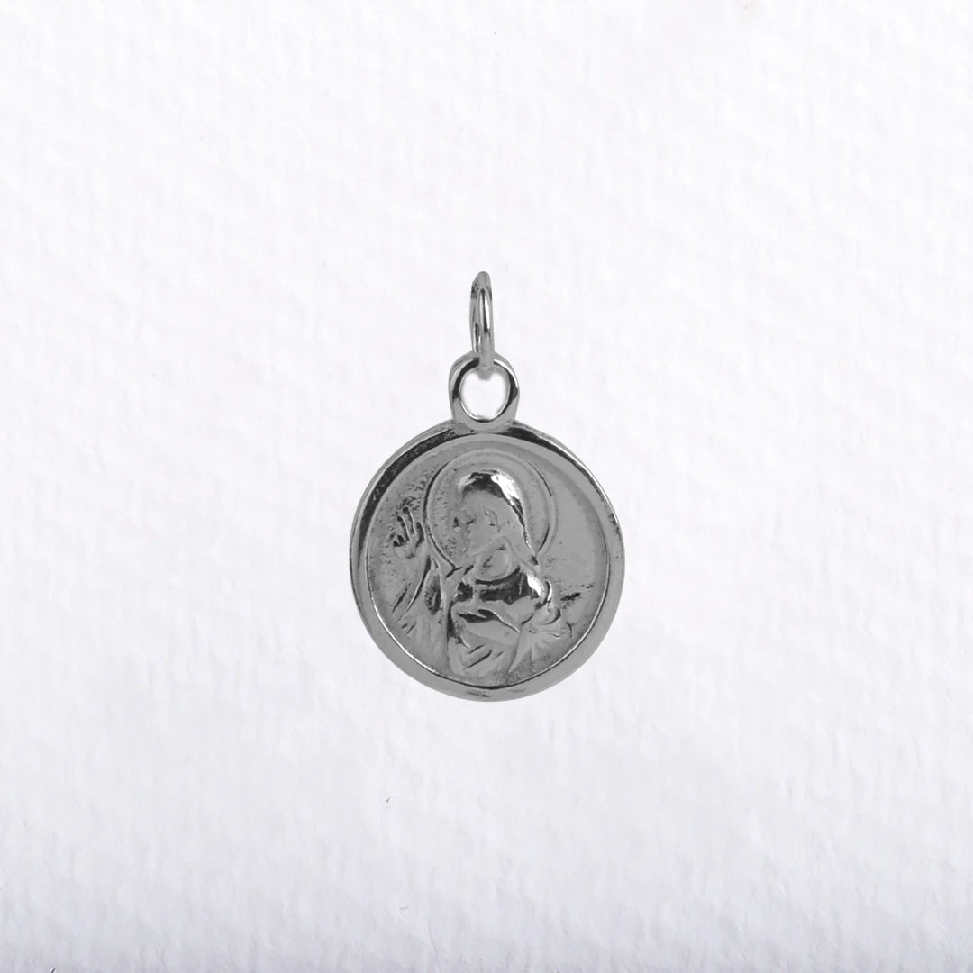 Plain Scapular Medal Silver