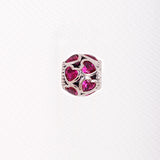 Heart ball bead