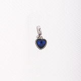 Sapphire heart charm