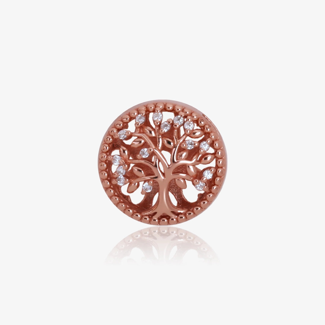 Mirror Tree of Life Charm