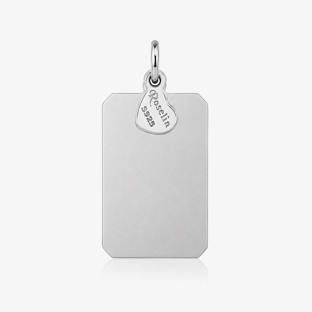 Rectangular Heart Pendant