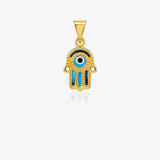 Hamsa Hand Evil Eye Pendant