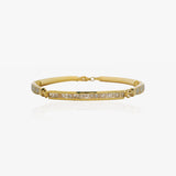 PULSERA BICOLOR ROMBOS