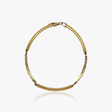 PULSERA BICOLOR ROMBOS