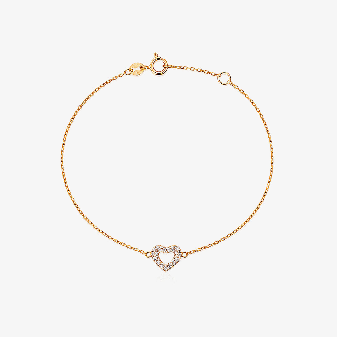 Heart Zirconia Bracelet