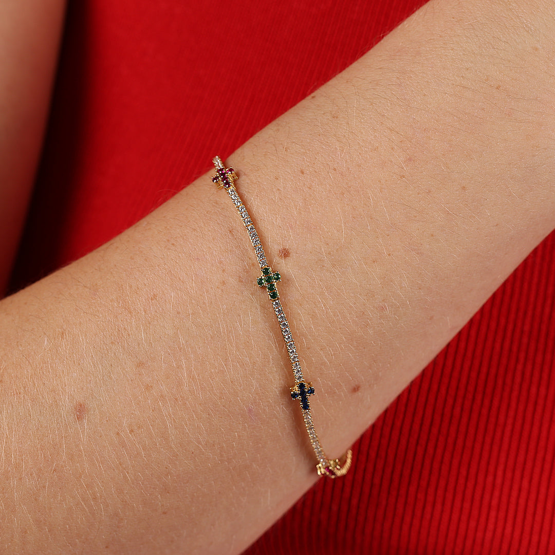 Pulsera Cruces