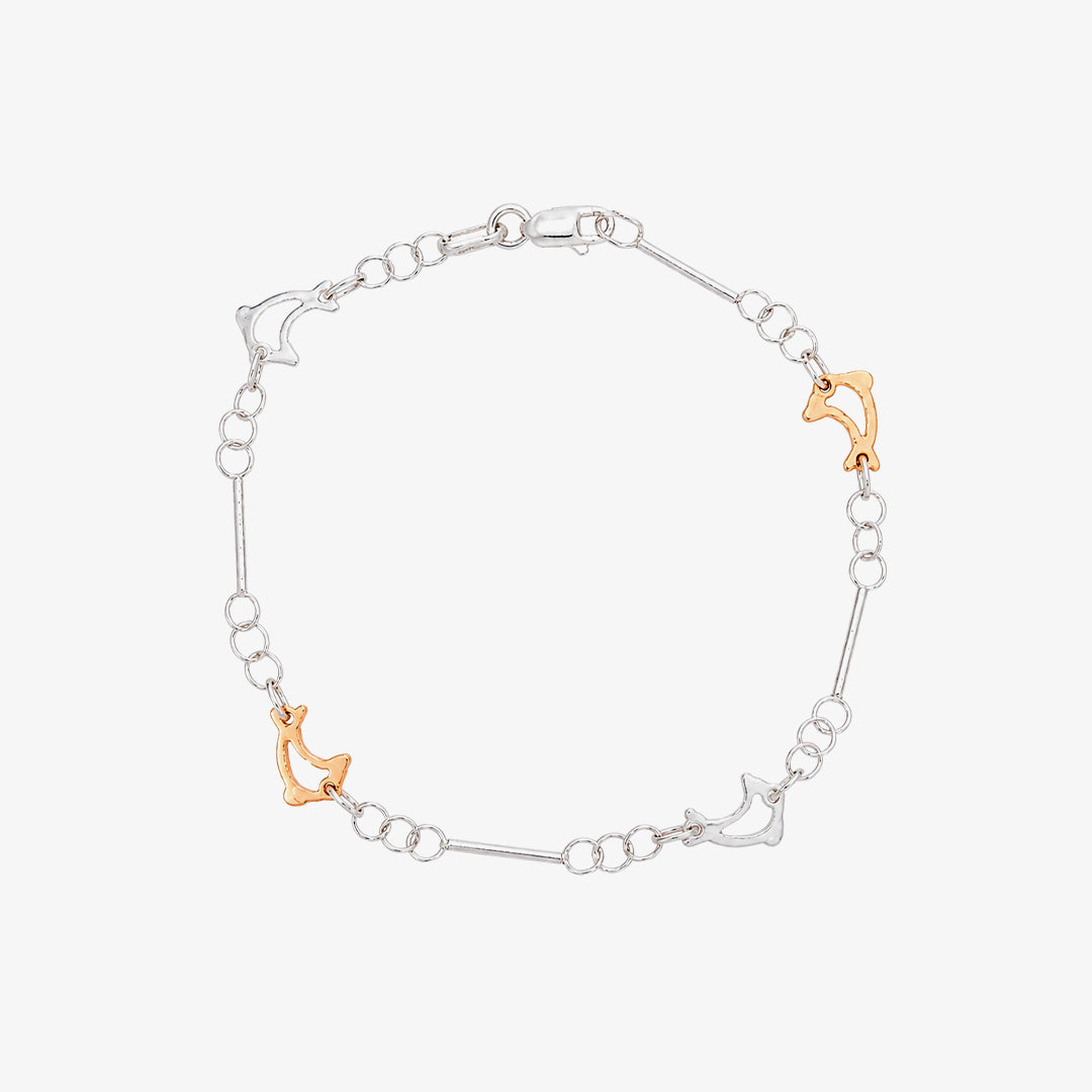 Pulsera Bicolor Delfines