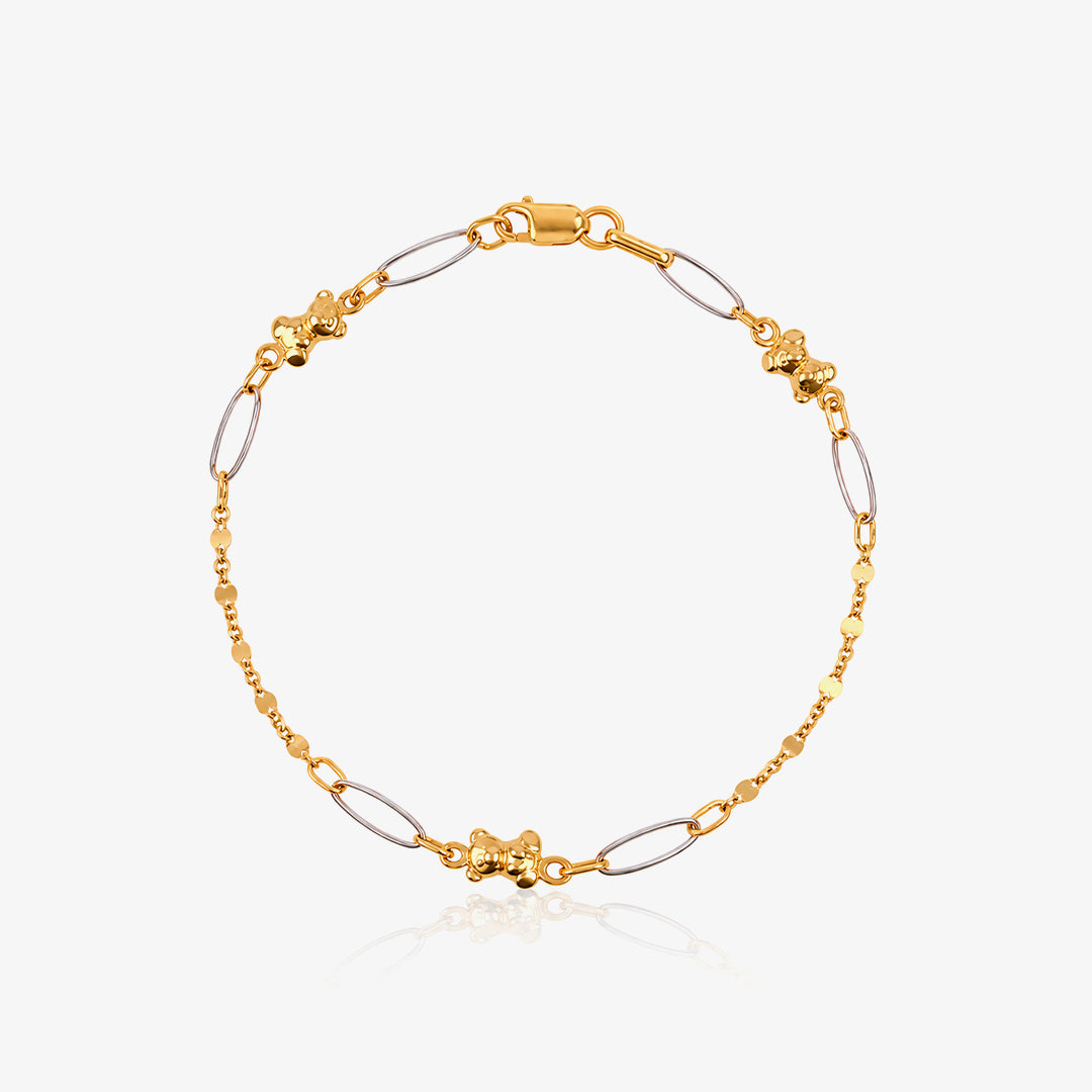 Two-Tone Bears Bracelet