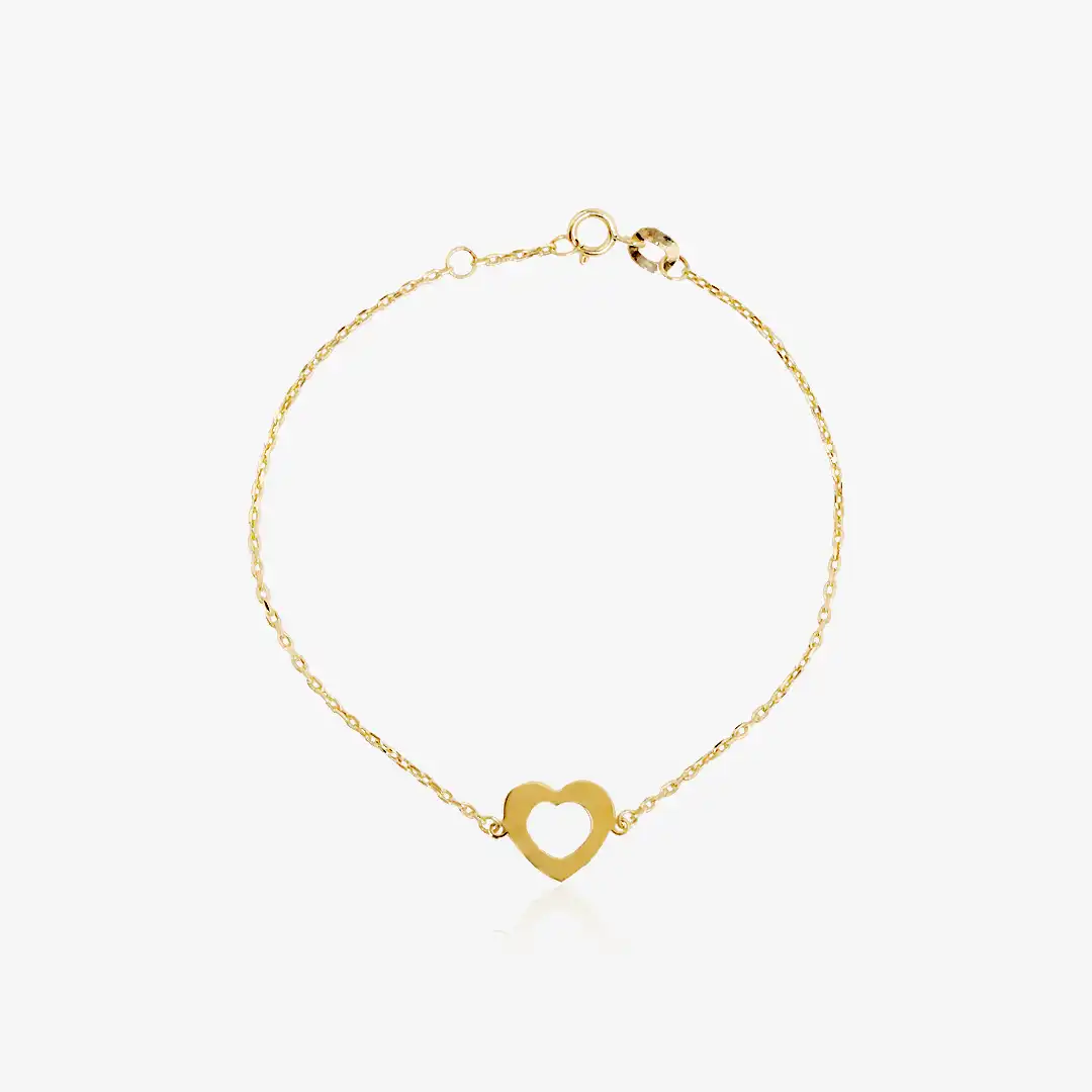 Openwork Heart Bracelet