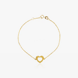 Openwork Heart Bracelet