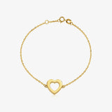 Pulsera Corazón Calado