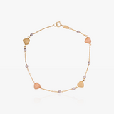 Pulsera Corazones Bicolor