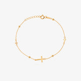 Pulsera Cruces Bolas