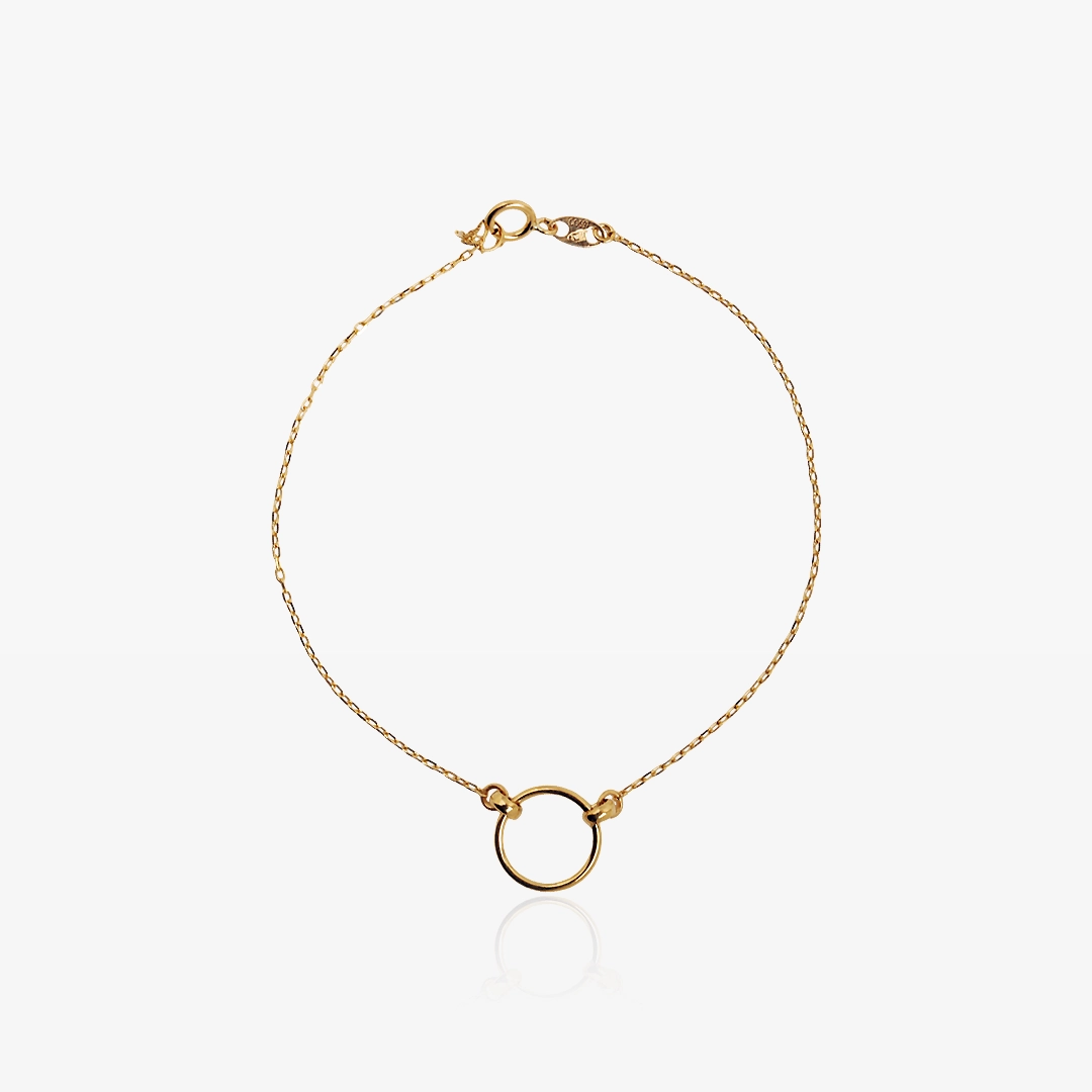 Pulsera Oro Lisa Circulo