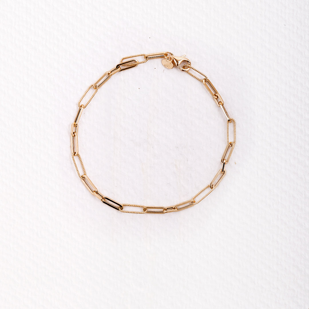 Granulated Figaro Bracelet