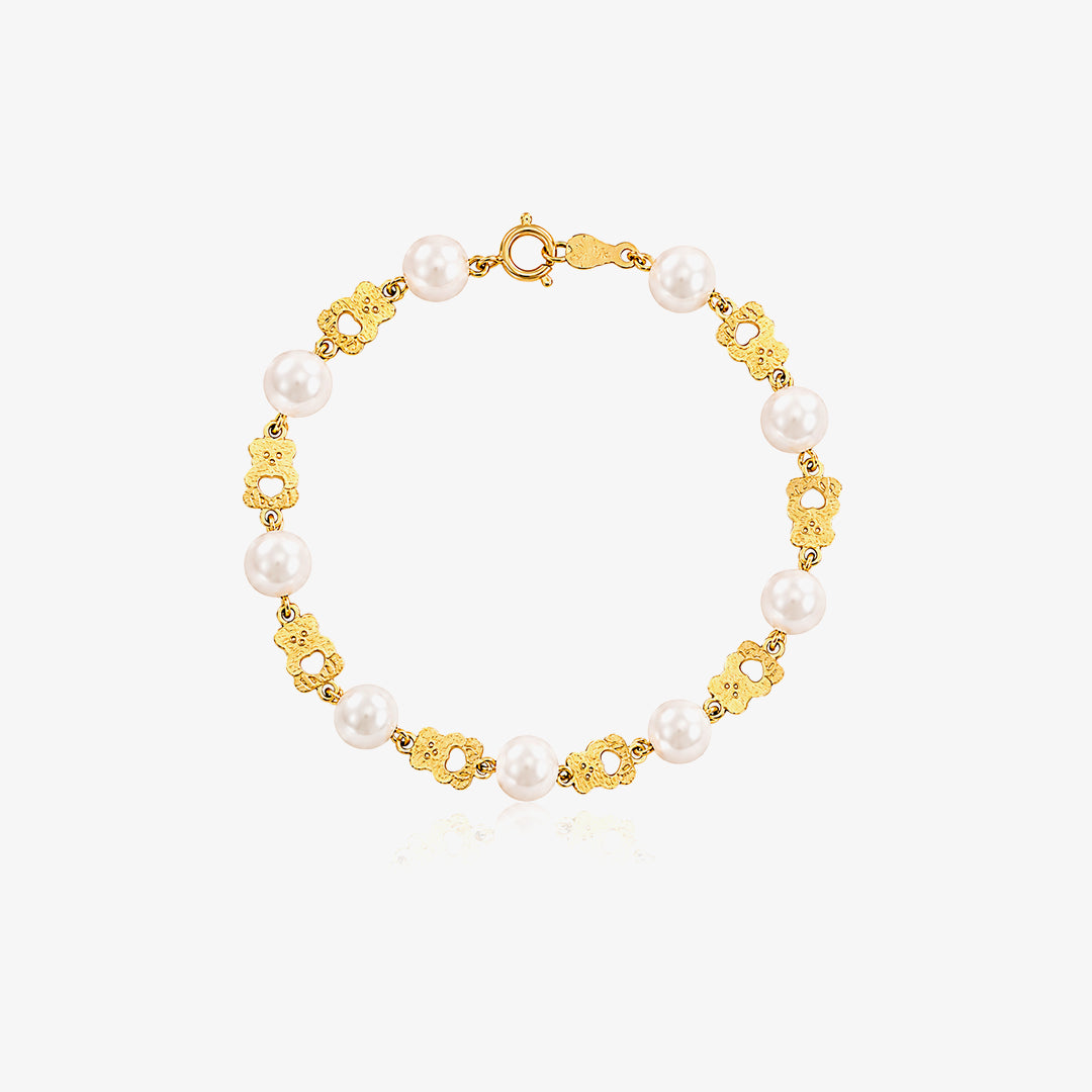 Pulsera Perlas Ositos