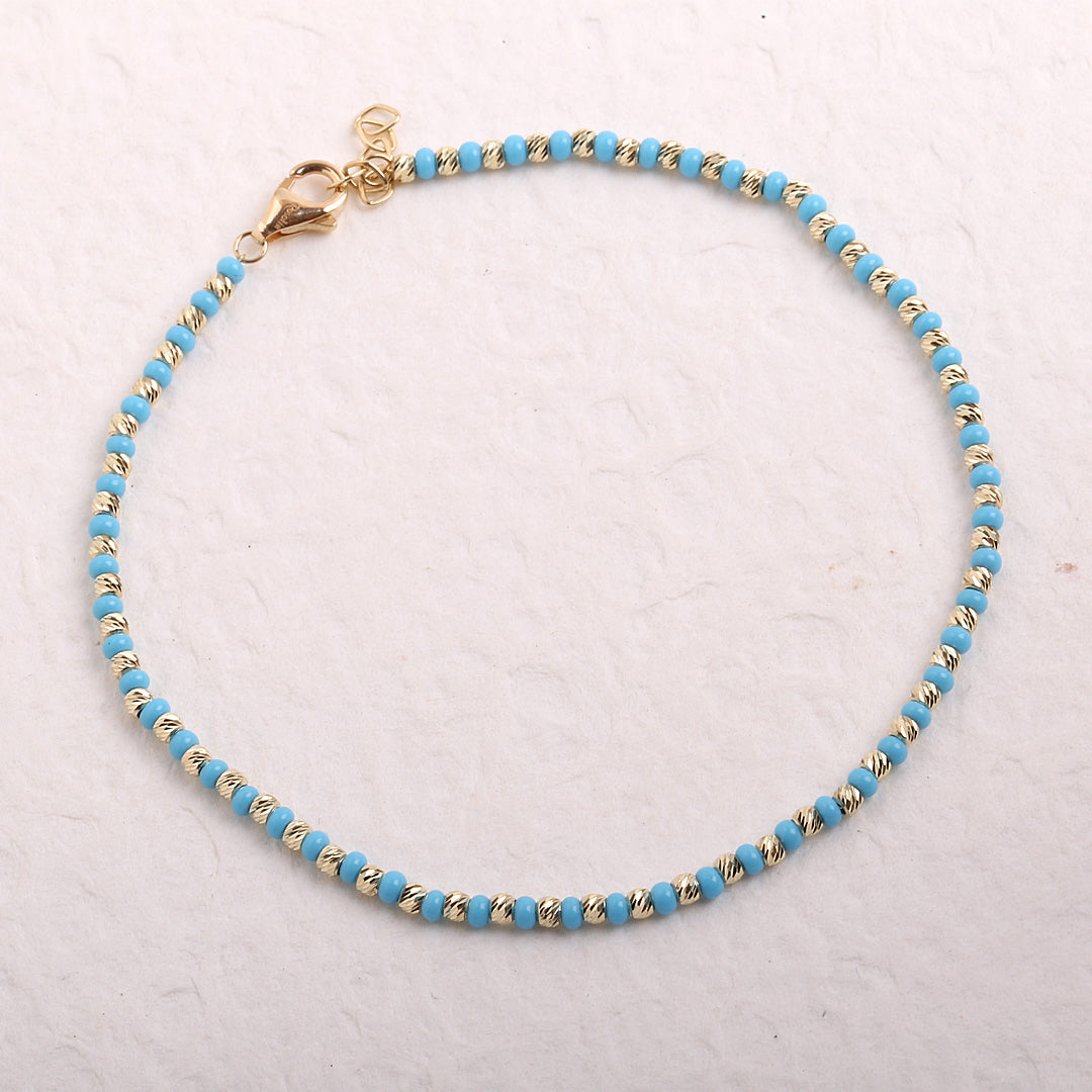 Coral Anklet