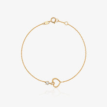 YOU AND ME heart bracelet