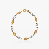 Pulsera Bicolor Ovales