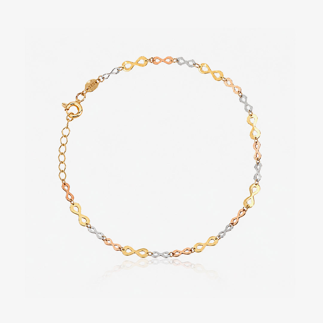 Pulsera tricolor Infinitos