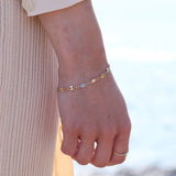 Pulsera Lisa Chapas