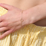 Pulsera Corazón Central